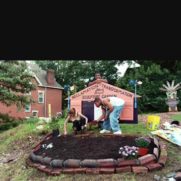 Black Street Sculpture Garden
